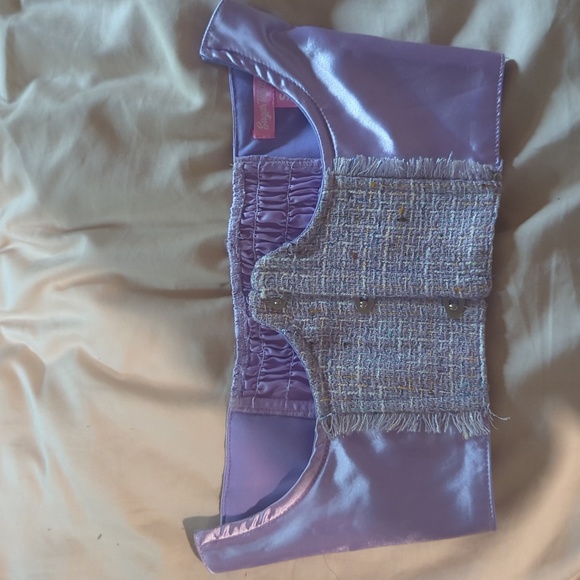 Star Pupil tweed underbust corset - Picture 1 of 3